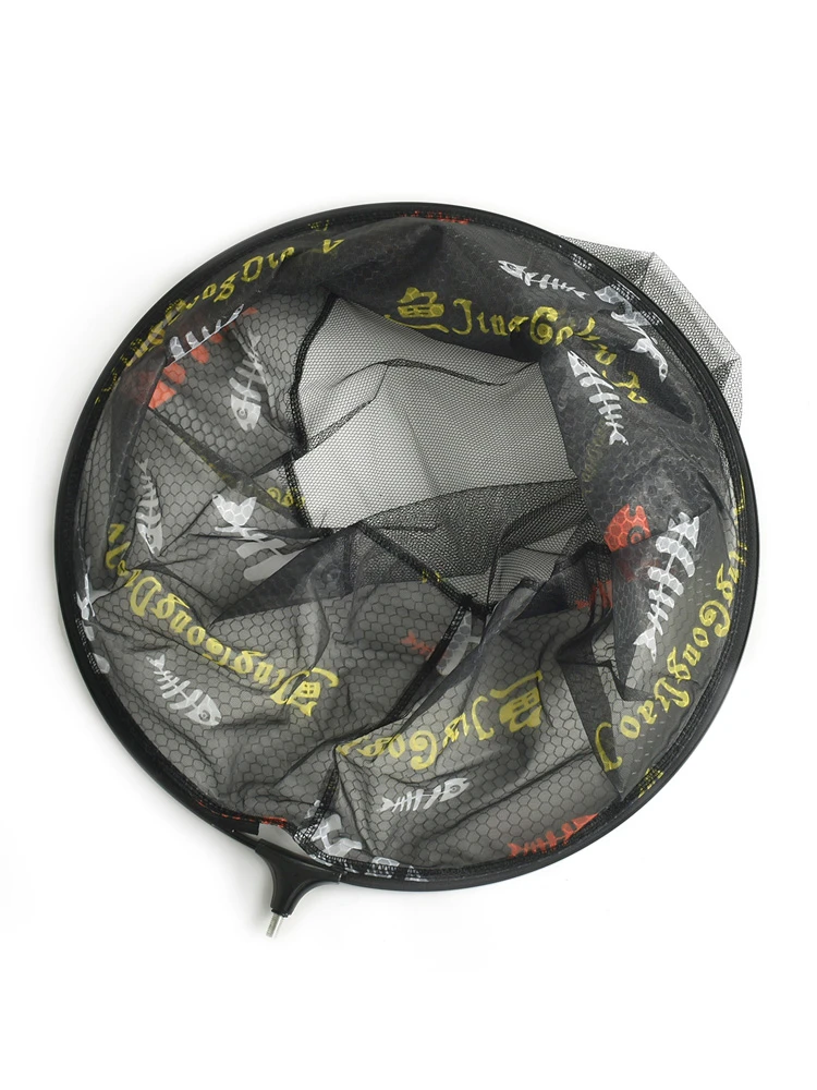 合金抄网头加厚细纹免挂钩