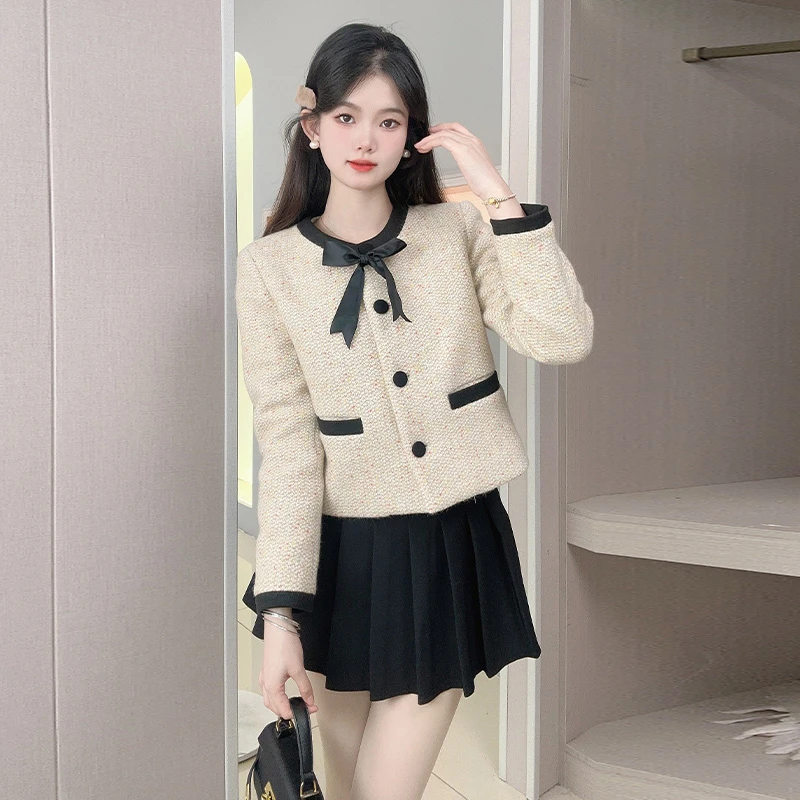 法式小香风短款外套女春秋2024新款高端名媛气质小个子高级感上衣