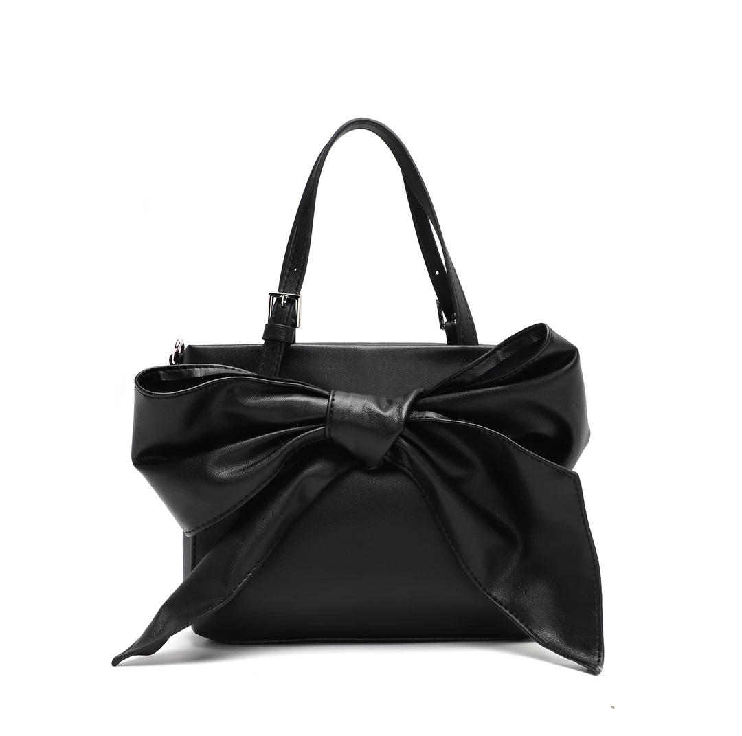 Discover Revive 秋冬新款时尚雅丹百搭单肩休闲手提包包E421-黑