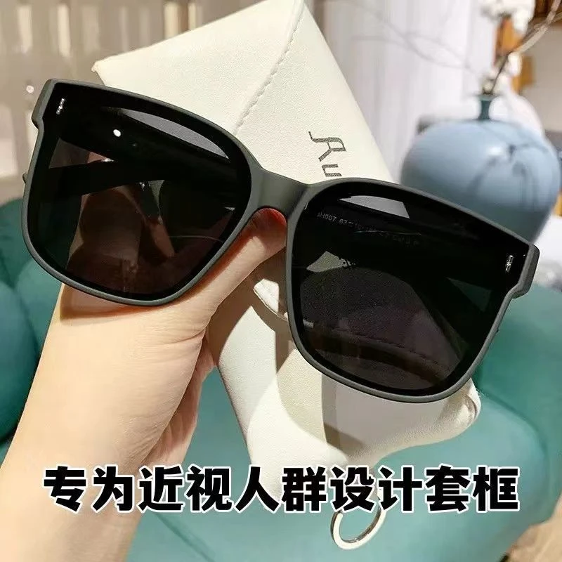 套镜偏光太阳镜男女套近视眼镜一镜二用时尚潮韩版墨镜夏夹片防晒
