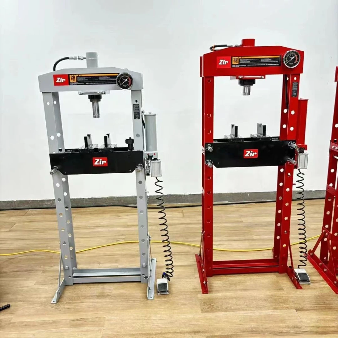 20T压机30吨多功能手动气动一体压力机汽车底盘衬套胶套冲压机