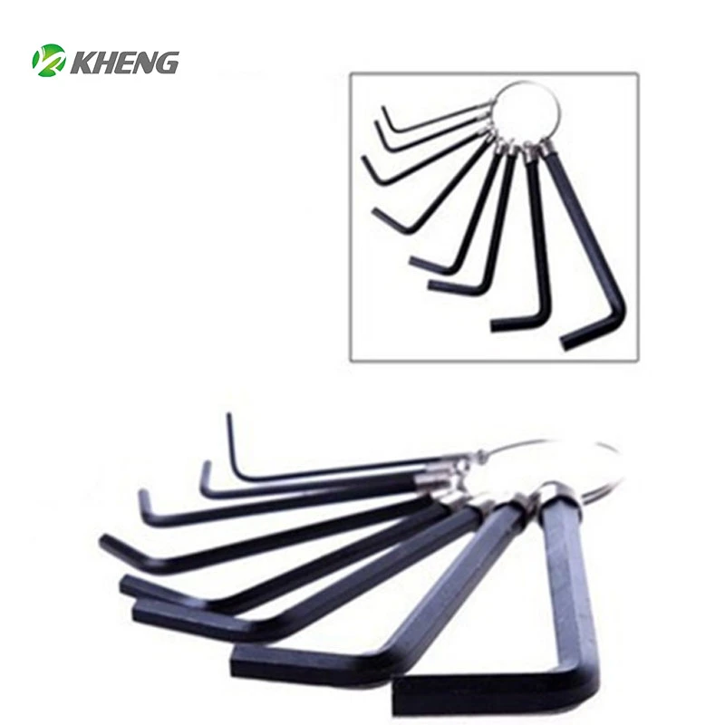 自行车内六扳手工具组合平头8合一内六角维修工具单车装备优质