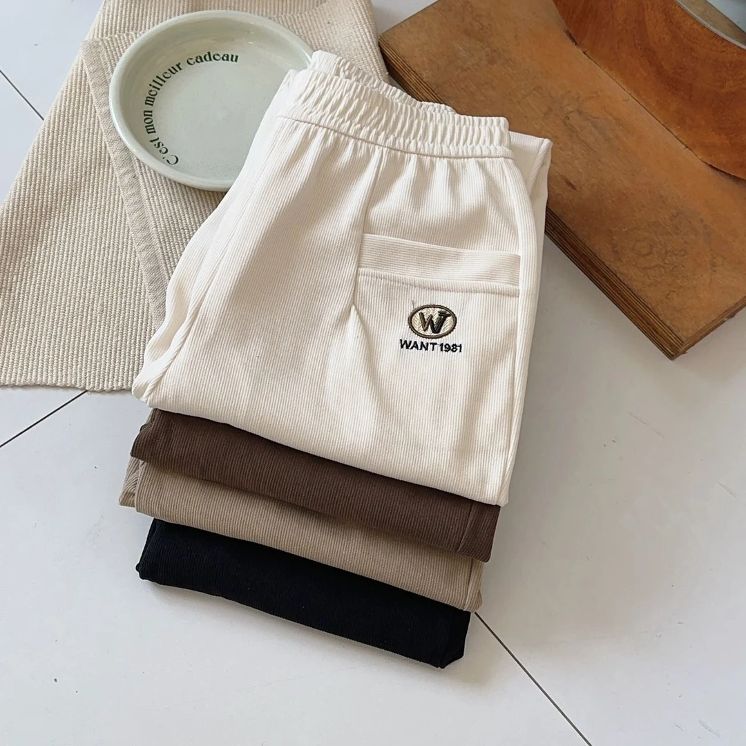 线下199！秋季新款！木棉绒时尚百搭休闲哈伦裤 2222