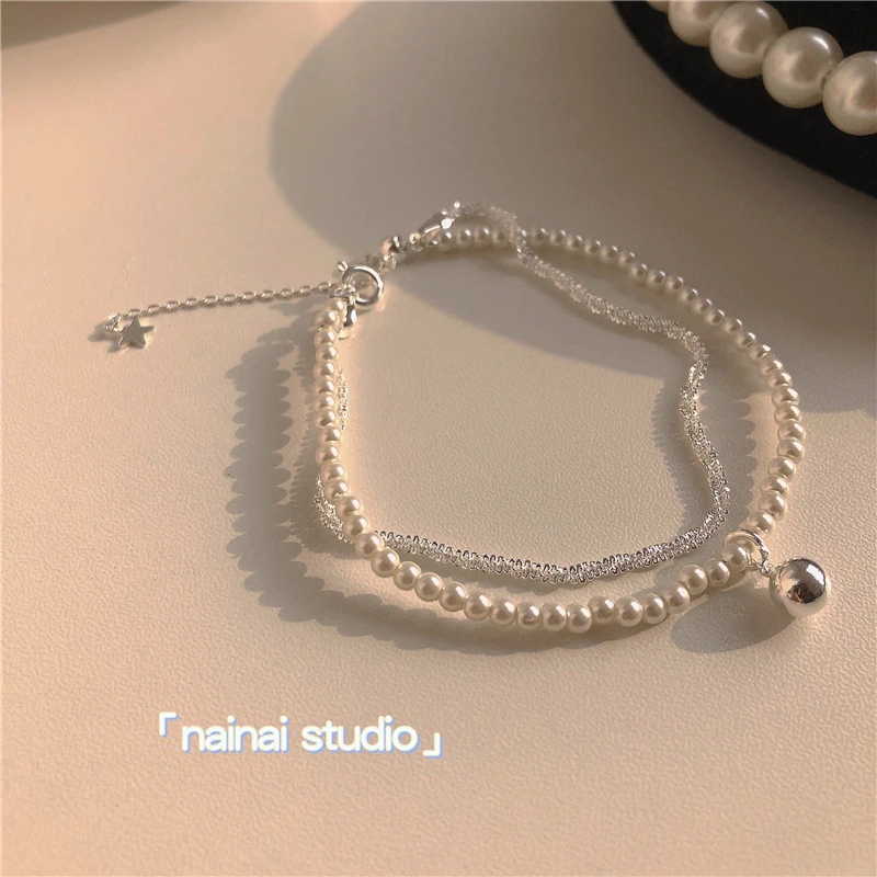 钛钢手链 blingbling双层手链~冷淡风高级感满天星手饰
