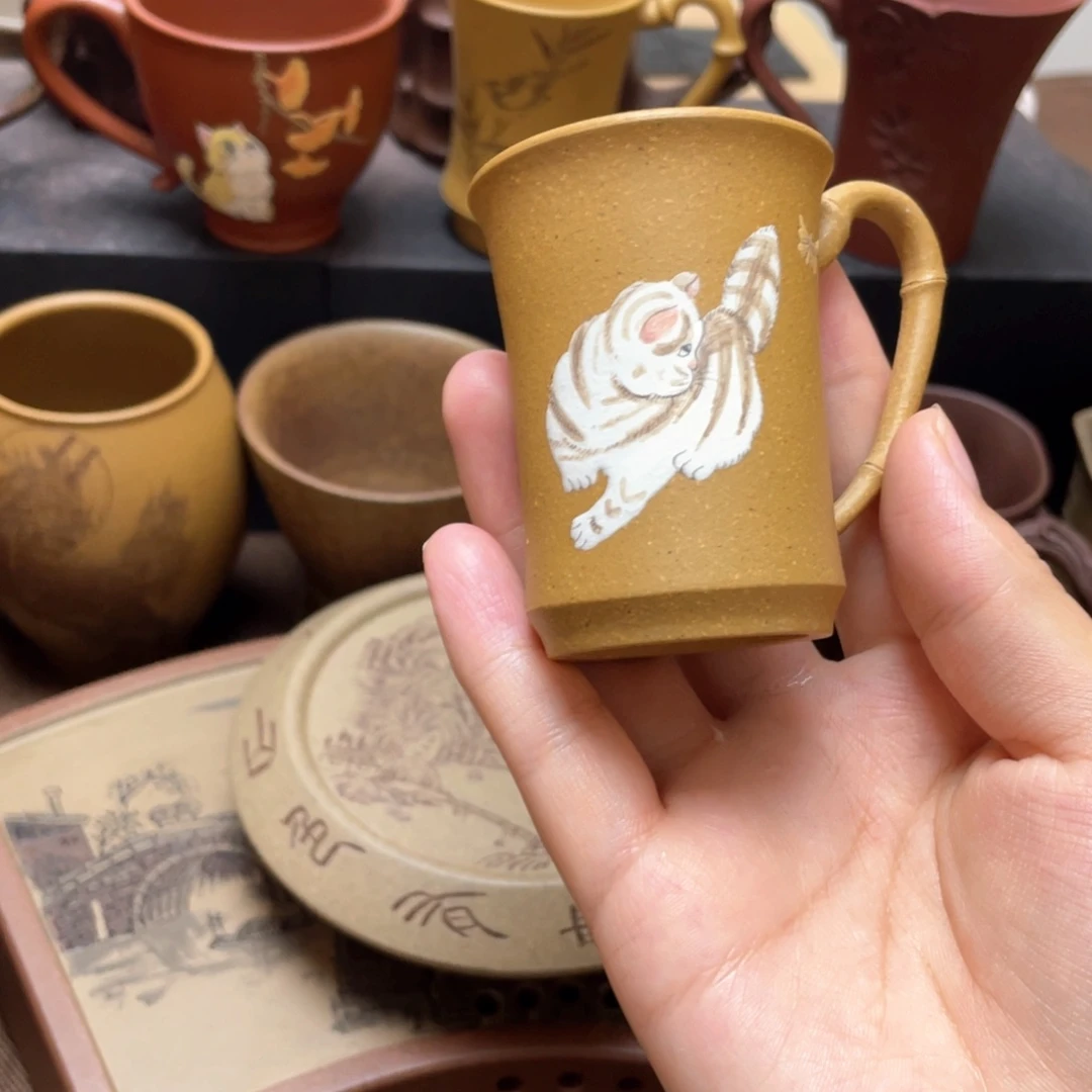 紫砂茶杯紫砂主人杯