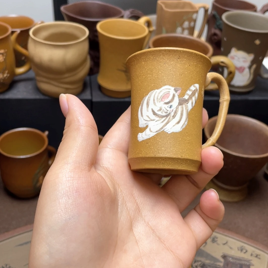 紫砂茶杯紫砂主人杯