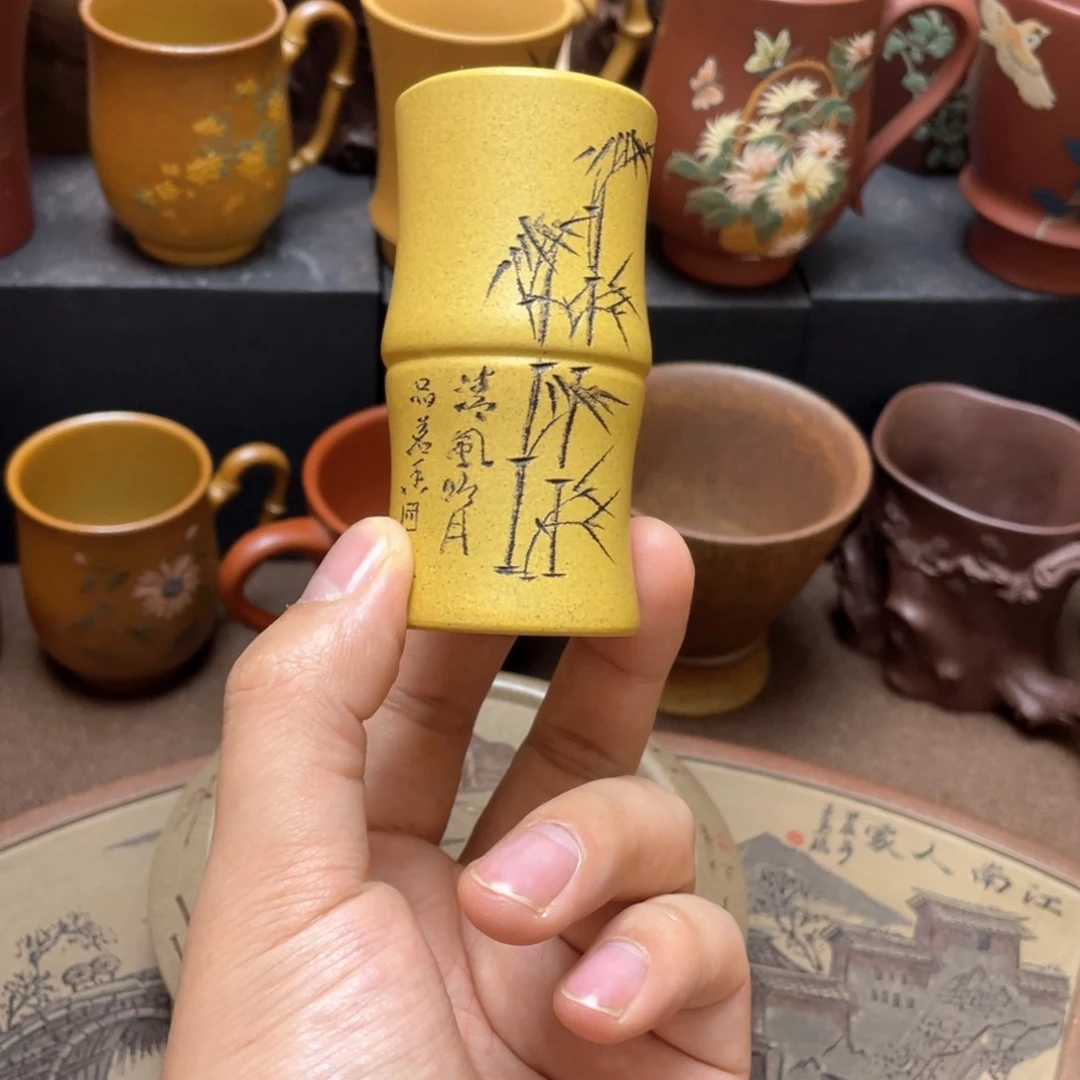 紫砂茶杯紫砂主人杯