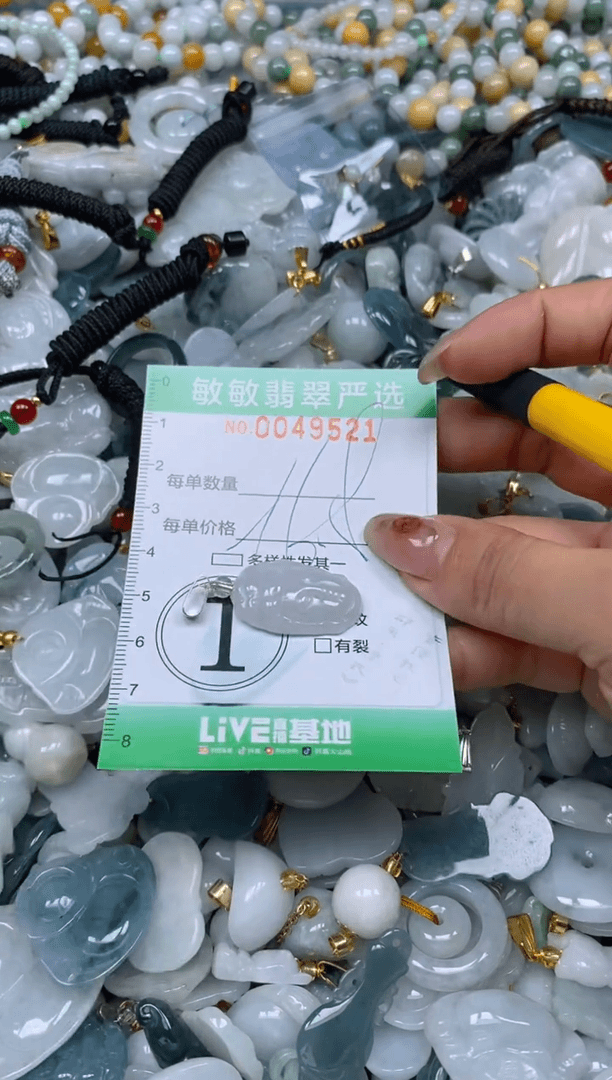 【闪购商品】翡翠颈饰未镶嵌闪购商品0049521多样性发其一