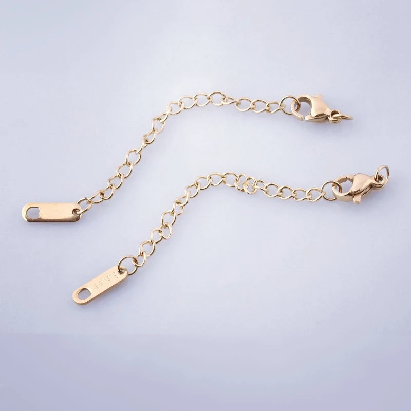 钛钢项链 【S123】素链ins金色延长链项链百搭轻奢链子饰品链条小众