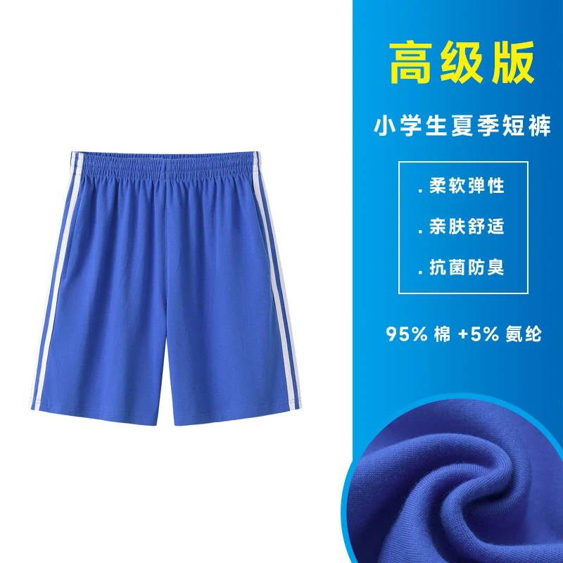 深圳市小学生校服高级版短裤夏装上衣亲肤柔软细腻新款面料包邮