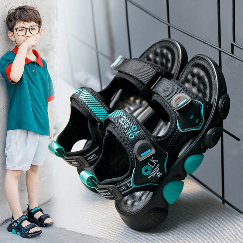 男童凉鞋小女童新款夏季中大童儿童鞋子软底防滑潮休闲小男孩运动