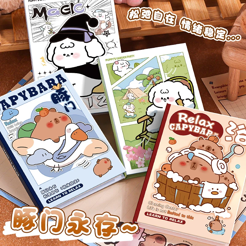 卡皮巴拉a7小笔记本子便携口袋本随身迷你空白小学生作业登记本子
