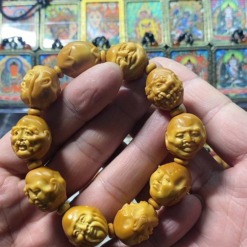 【闪购商品】橄榄核手串十八罗汉