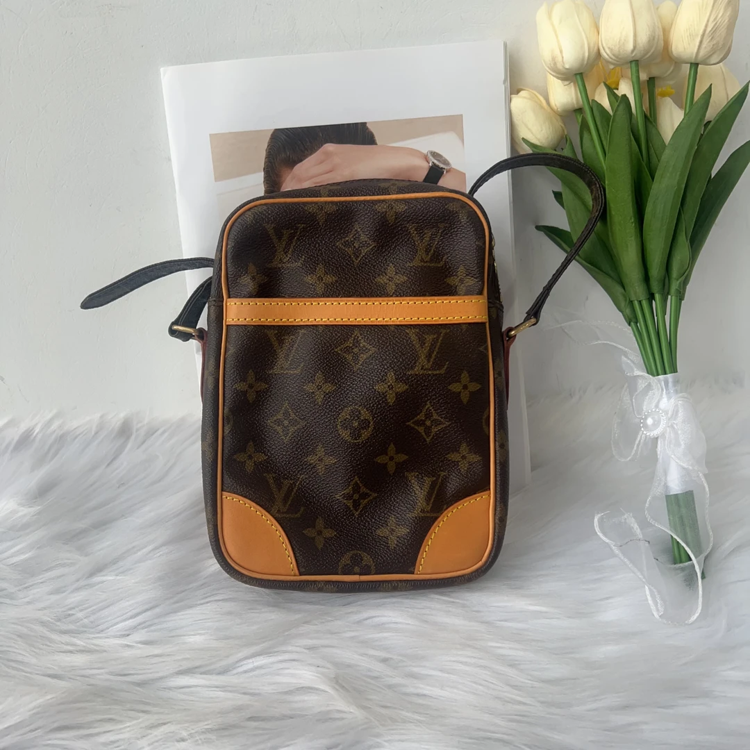 95新 LouisVuitton/路易威登 路易威登老花竖版相机包