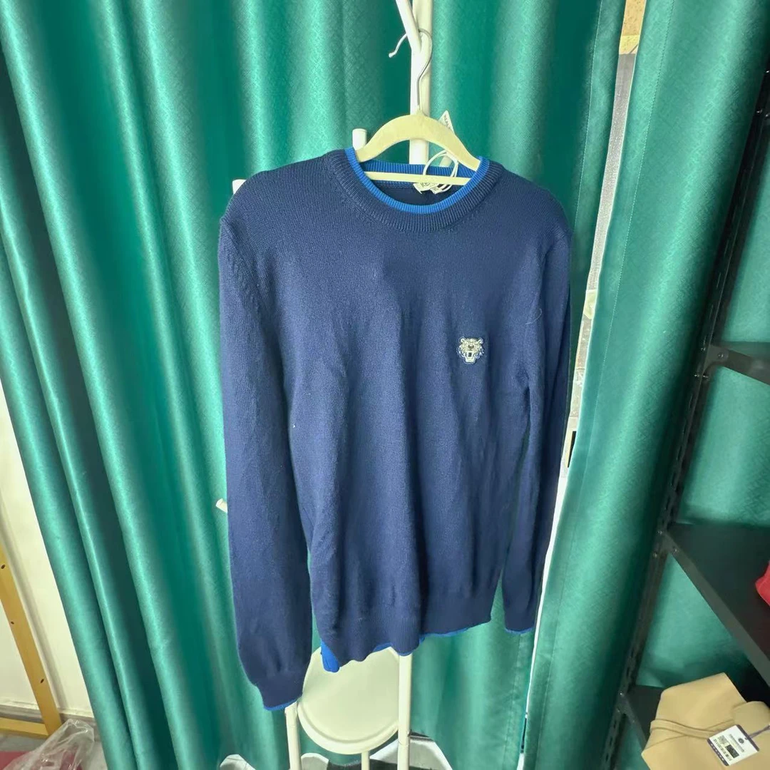 95新 KENZO/肯佐 肯佐 百搭款蓝色卫衣