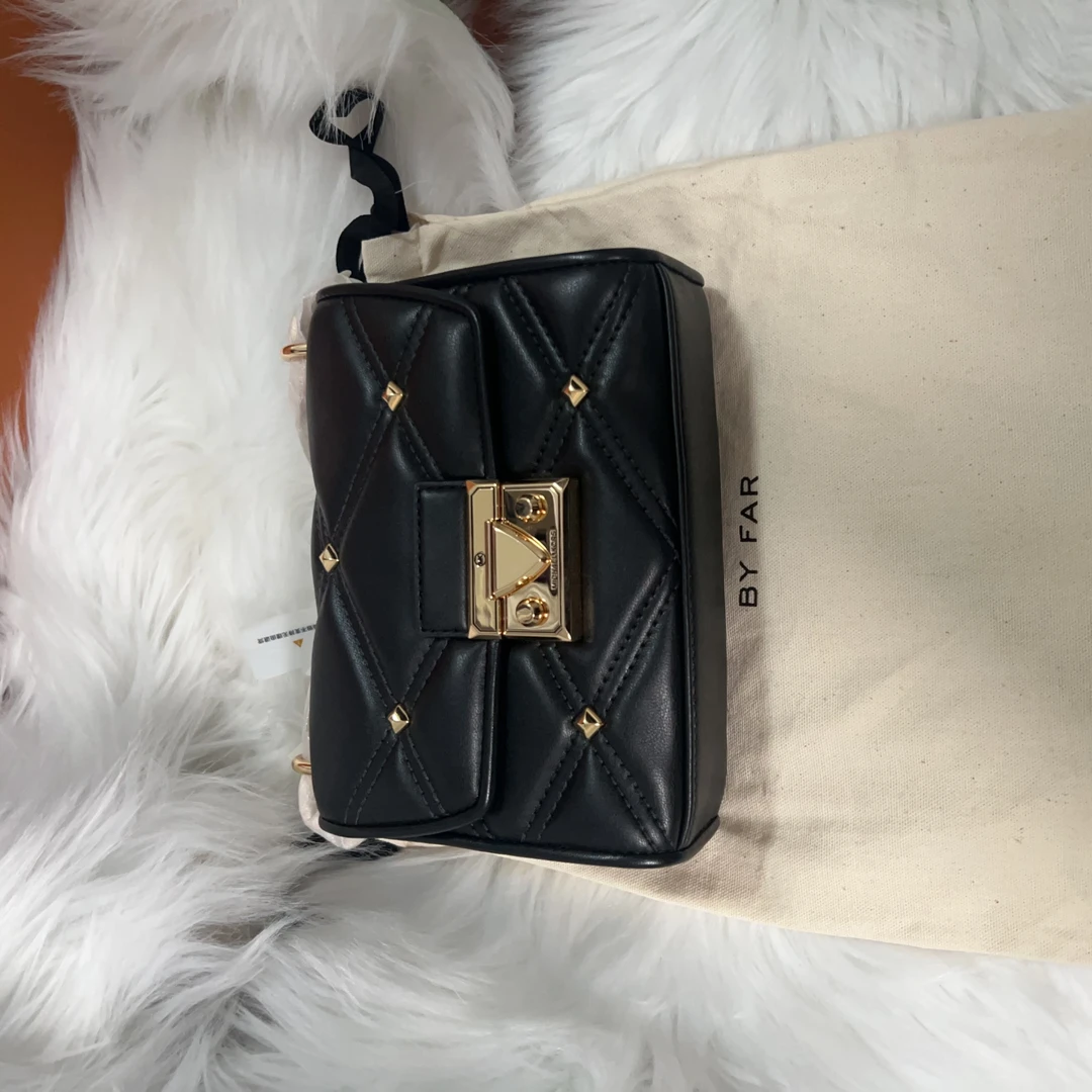 95新 MICHAELKORS/迈克高仕 迈克高仕 B0153黑色新款BF相机包-
