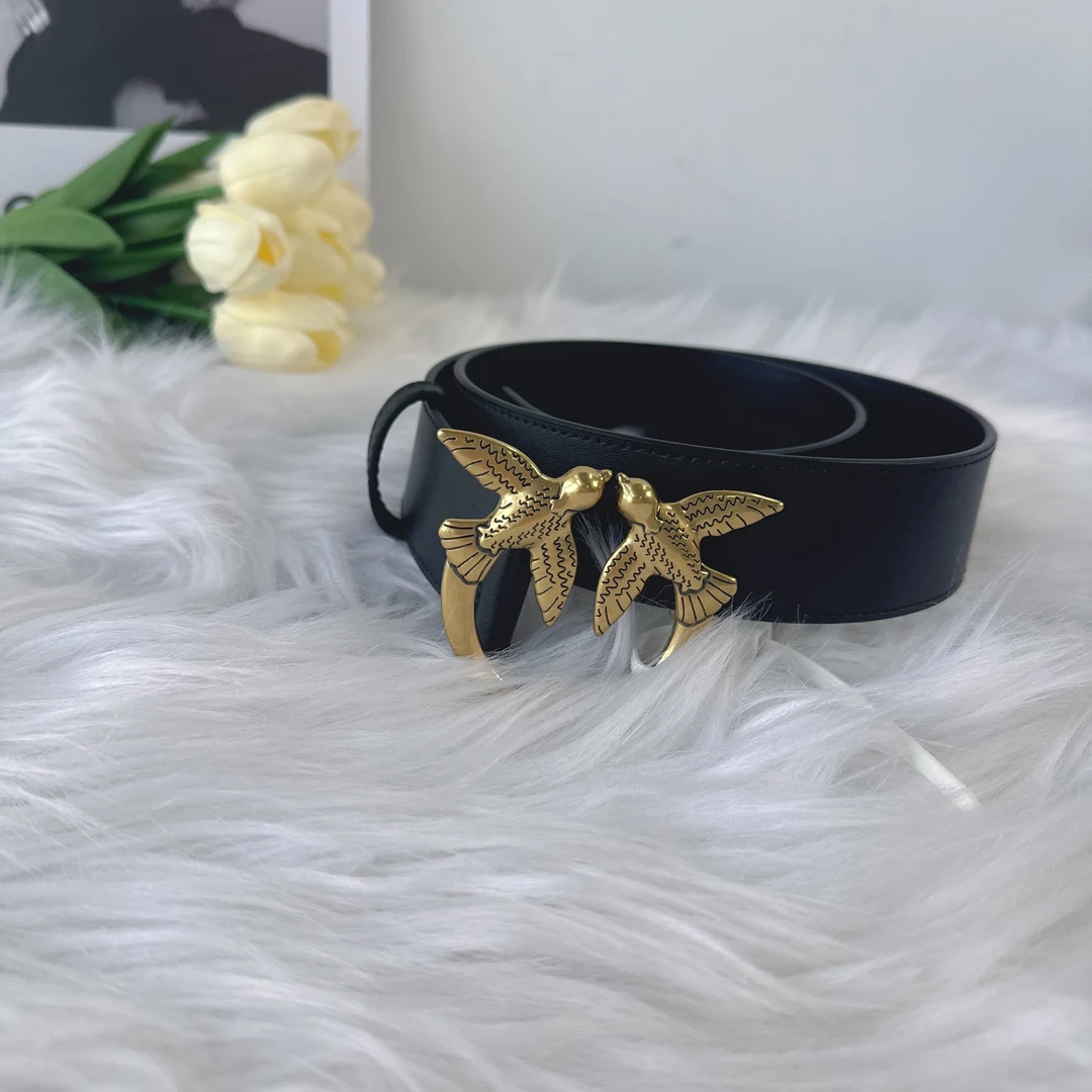 全新未使用 PINKO [安总专属］PINKO小燕子百搭款腰带