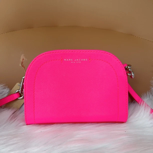 95新 Marc Jacobs/莫杰 莫杰粉色时尚单肩包
