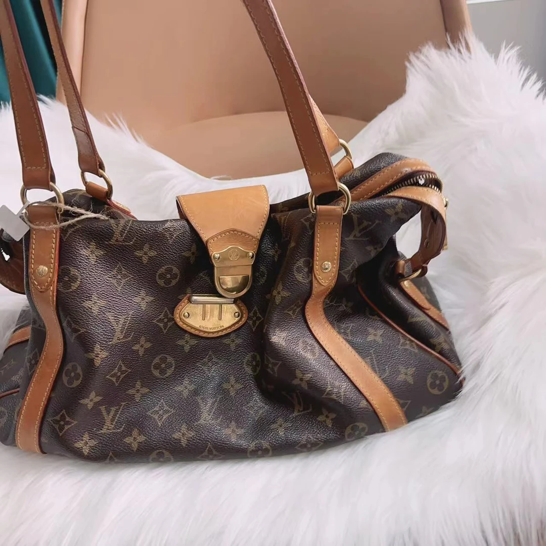 95新 LouisVuitton/路易威登 路易威登老花金豆单肩包