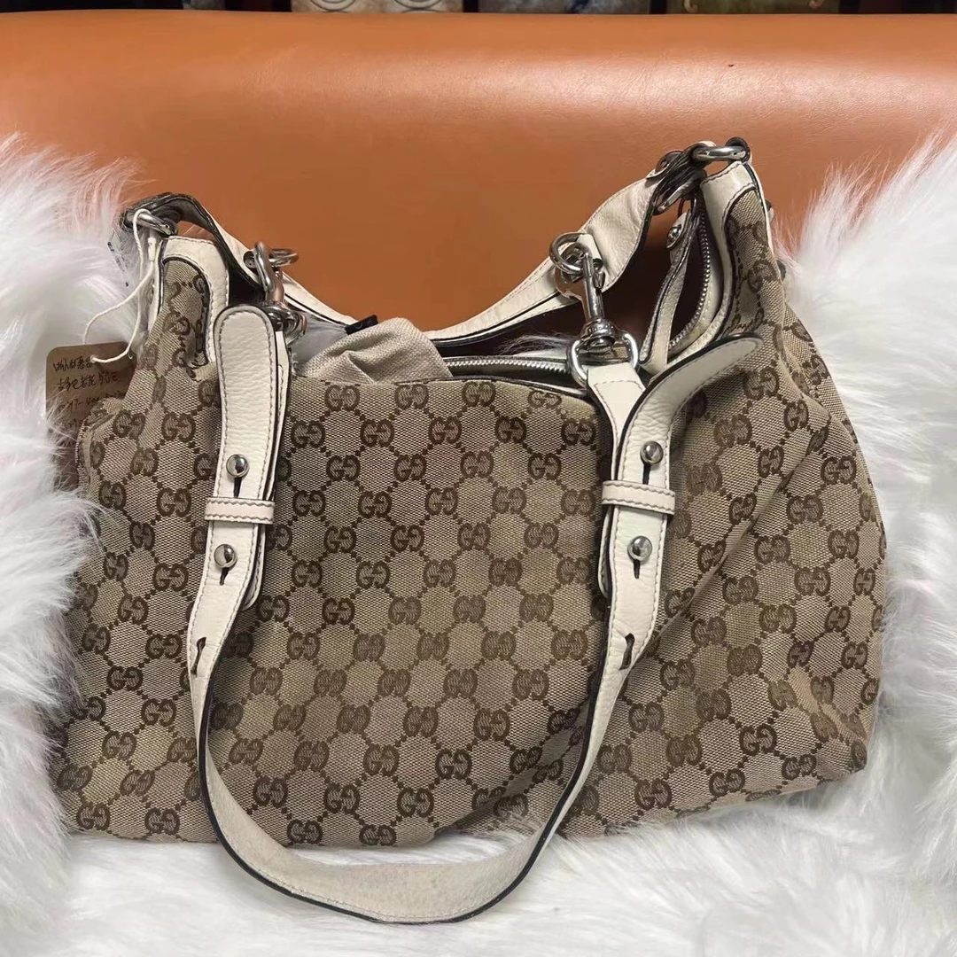 95新 GUCCI/古驰 古驰 百搭款老花单肩包A0297-