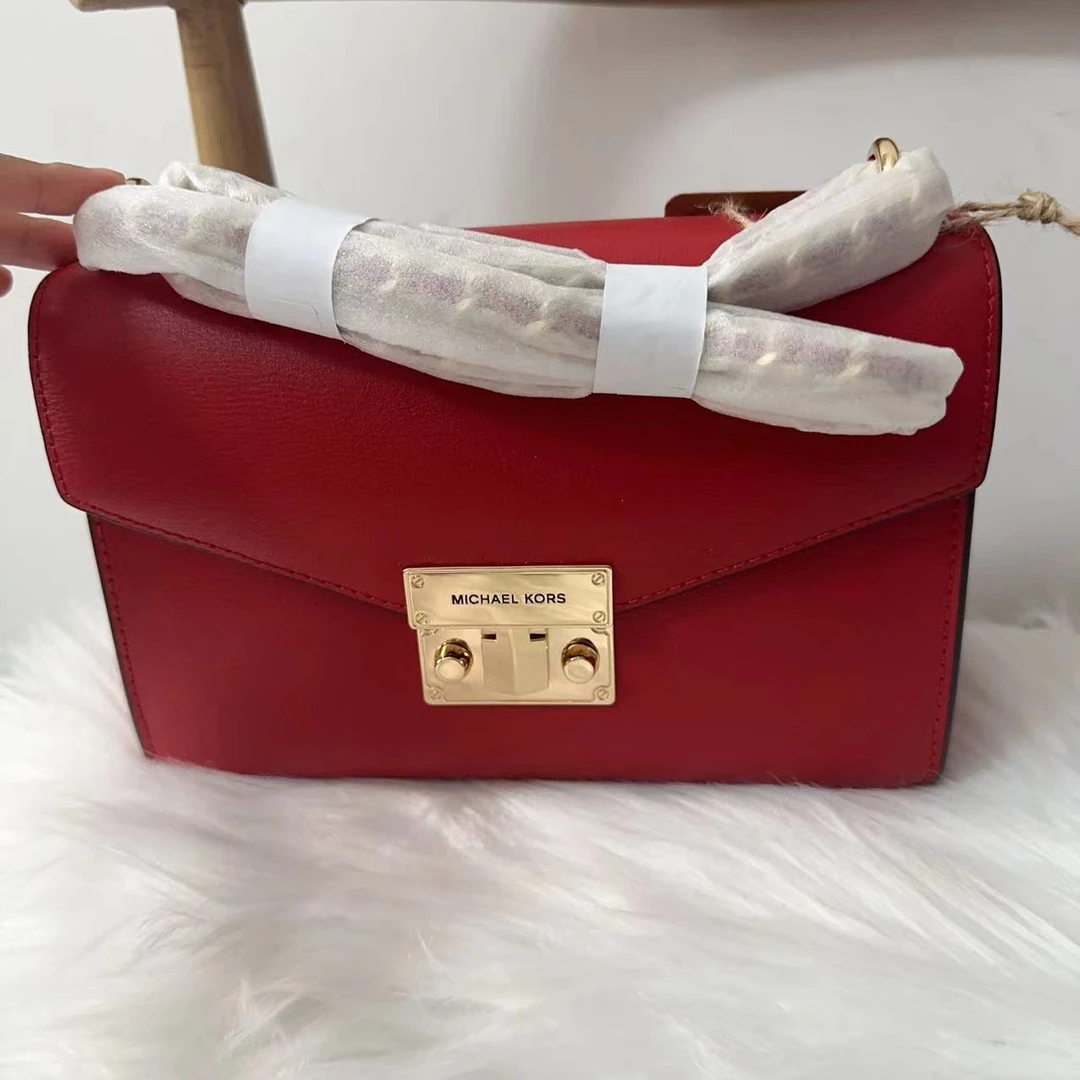 95新 MICHAEL KORS/迈克高仕 迈克高仕 百搭款红色单肩包