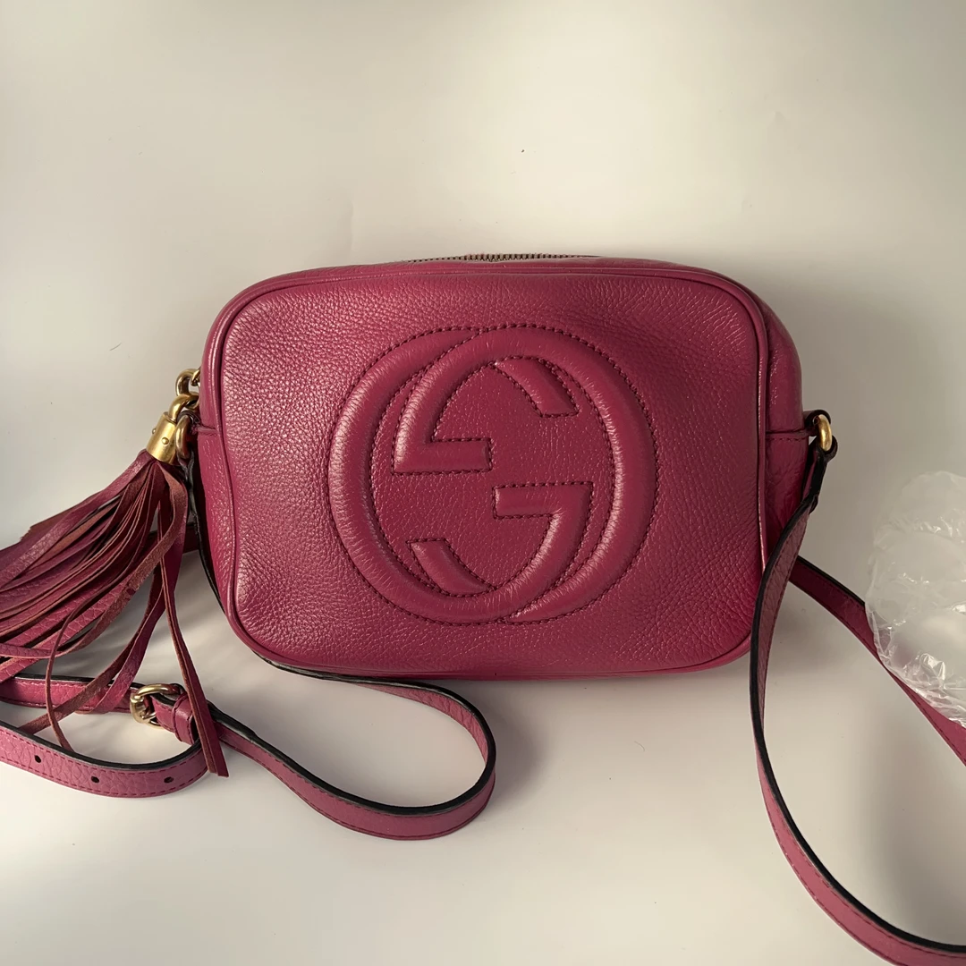 95新 GUCCI/古驰 时尚百搭流苏相机包-