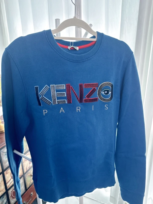 95新 KENZO/肯佐 肯佐蓝色百搭款长袖2968