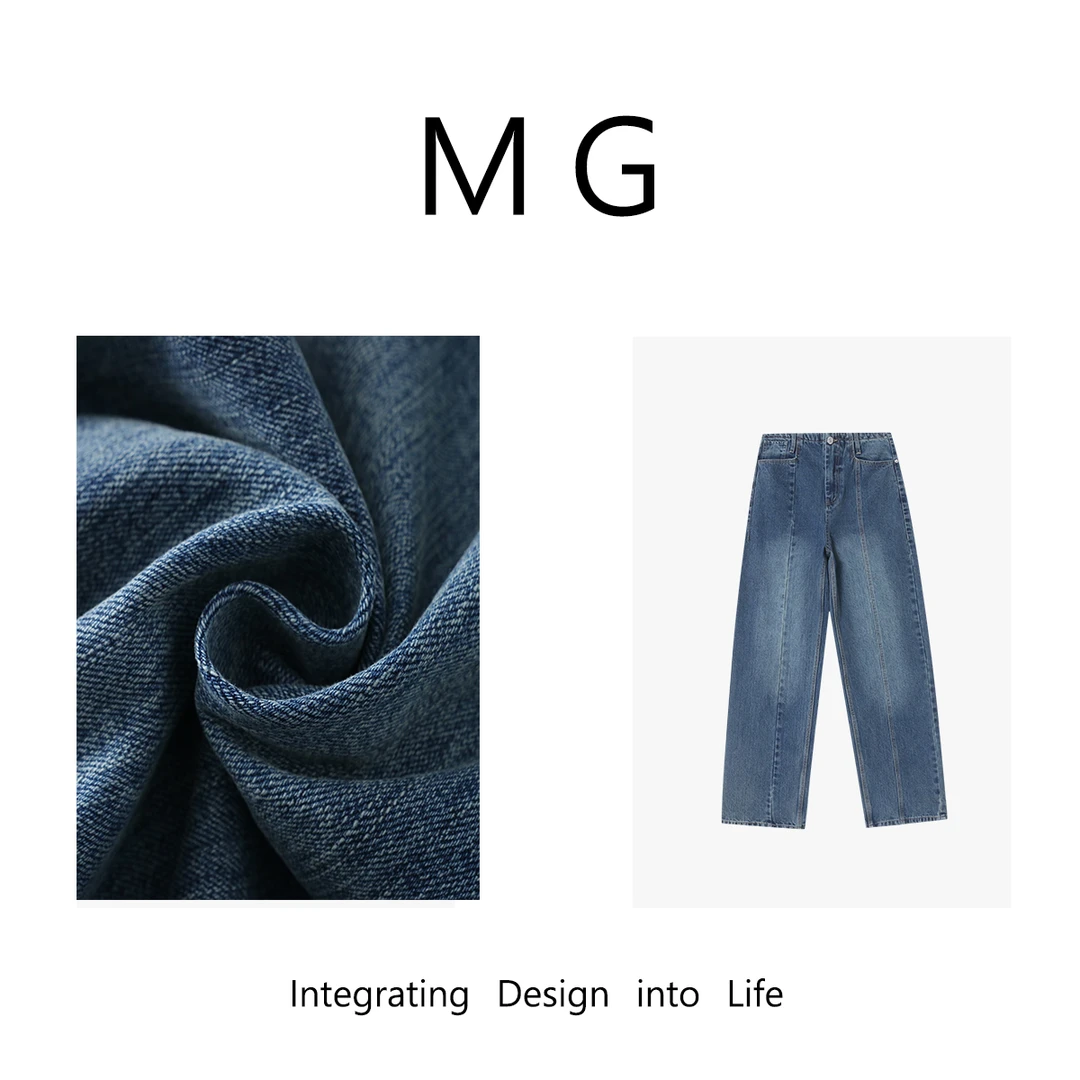 木MUAN岸：《方程式牛仔》“方程式系列”定制复古水洗牛仔裤DG-80026