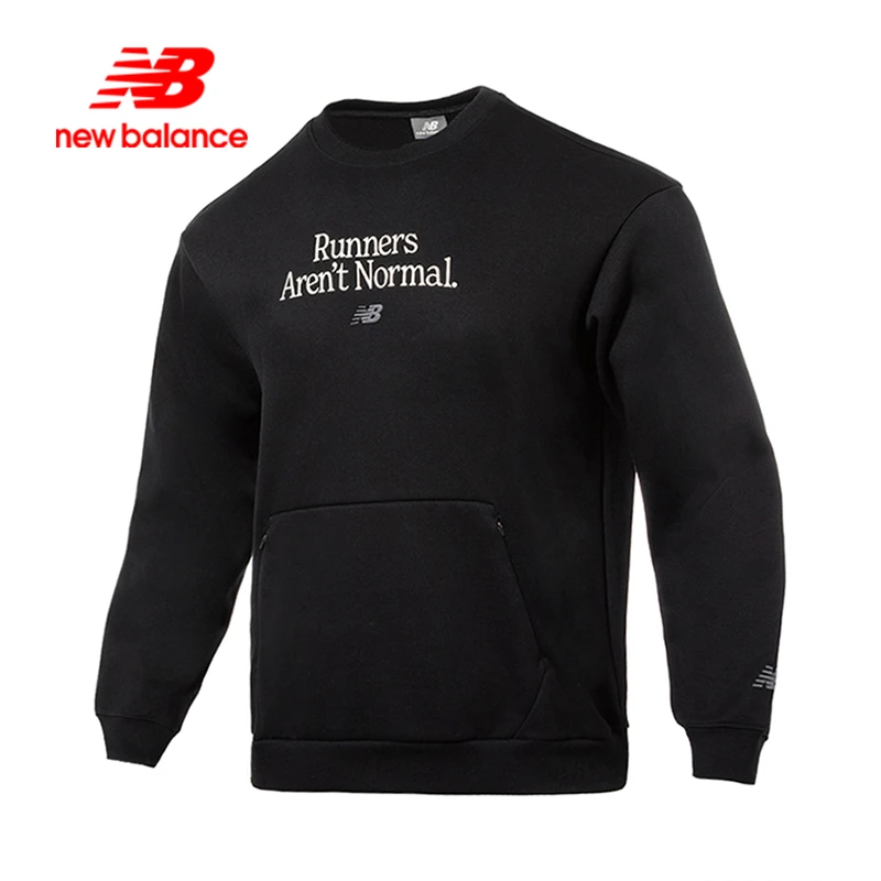 New Balance NB男装卫衣2025新款运动休闲加绒套头衫NCD45101BK