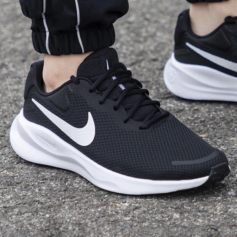 Nike耐克2025春季夏季黑白跑鞋男鞋网面缓震男子运动鞋FB8501-002