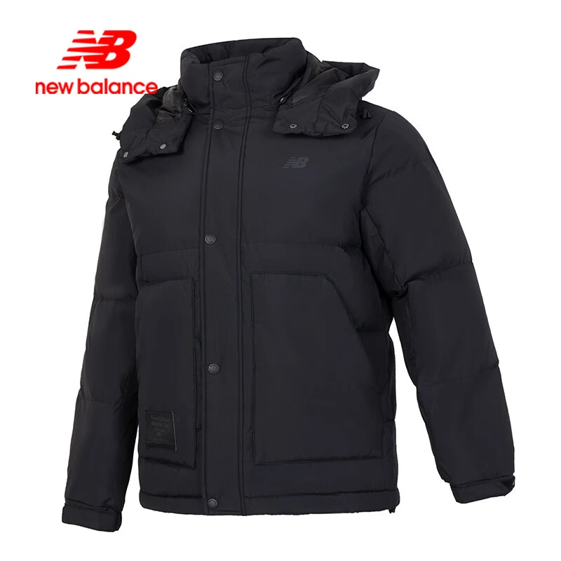 New Balance NB羽绒服男2025冬季新款保暖防风夹克外套AMJ44309BK