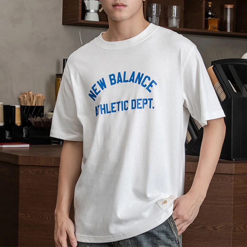 New Balance NB 新款男女同款舒适运动潮流百搭休闲圆领短袖T恤