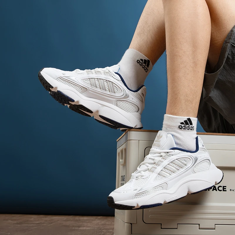 Adidas阿迪达斯三叶草男女鞋2025夏季新款OZMILLEN老爹鞋IF3447