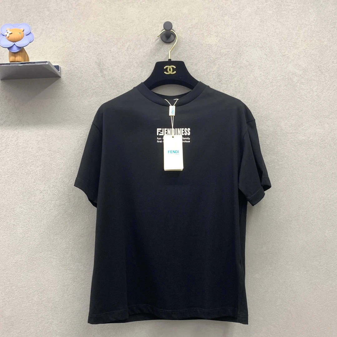 FENDI/芬迪芬迪黑色短袖 百搭休闲 时尚舒适