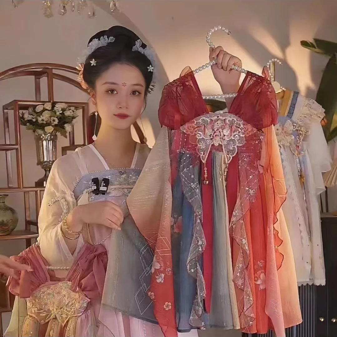 2【惊鸿一念】仙子系列2024新款女童国风仙气仙女中国风汉服裙黎二