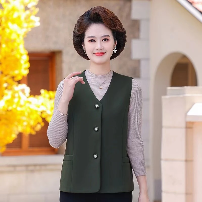 7150-秋季新款气质休闲小坎肩背心宽松马夹外搭【货位4号仓】