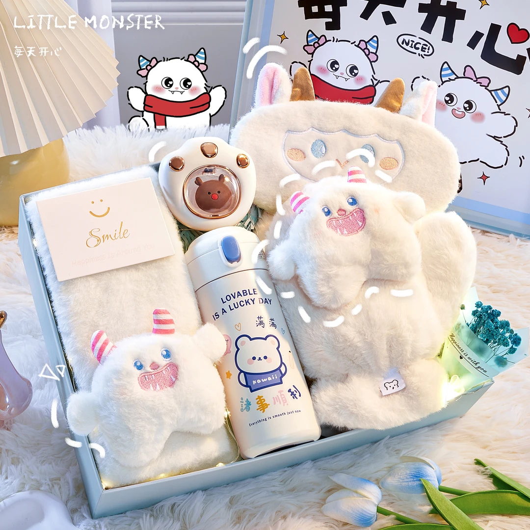 生日礼物送女生女朋友闺蜜实用礼品冬季圣诞元旦围巾礼盒小众礼品