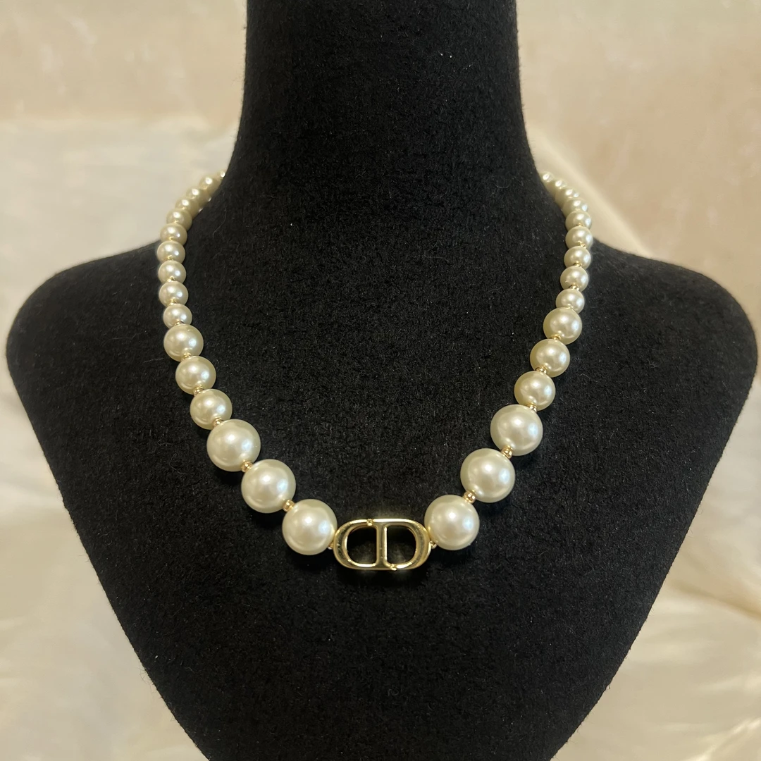 LAGLMS 合金吊坠 星星珍珠choker手工项链气质轻奢时尚百搭甜美