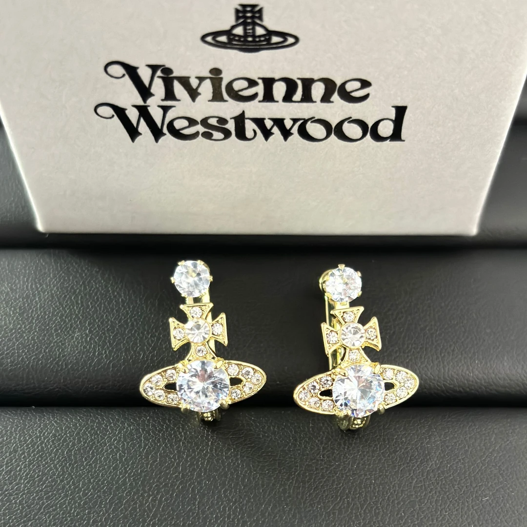 LAGLMS 合金耳饰 金色u形小众轨道耳饰时尚轻奢气质百搭法式优雅