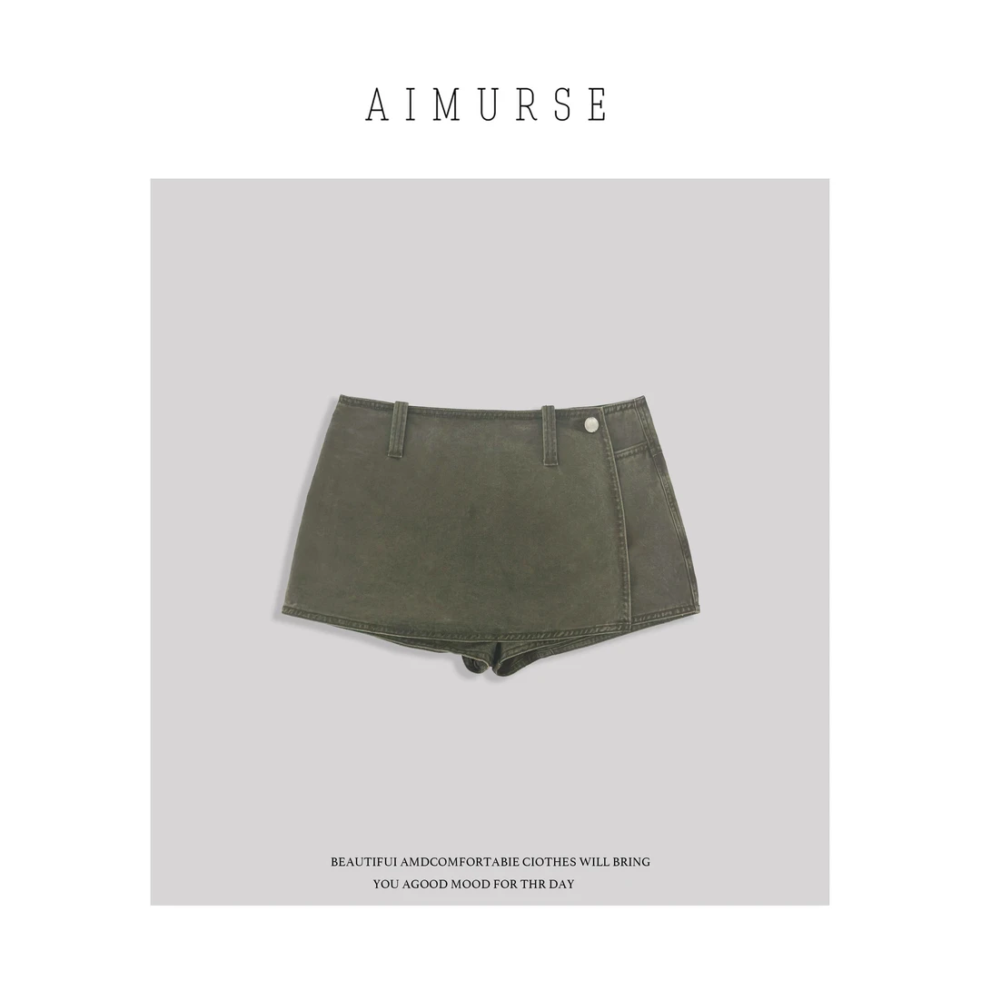 JinJin【末班车】女士休闲百搭时髦复古裤裙 AM5626