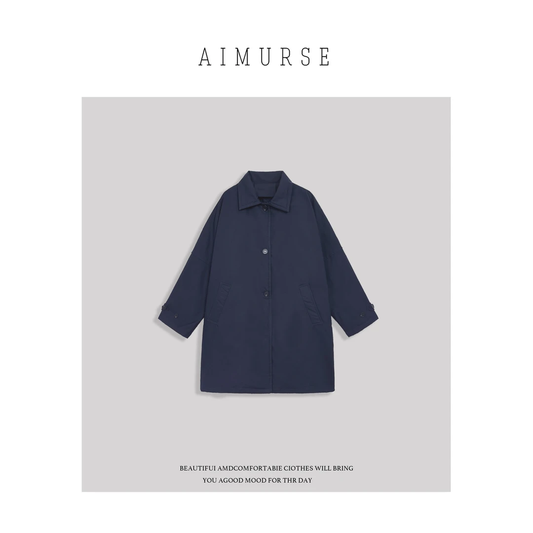 AIMURSE【冬日旅行箱】中长款设计师宽松保暖休闲羽绒外套AM1162