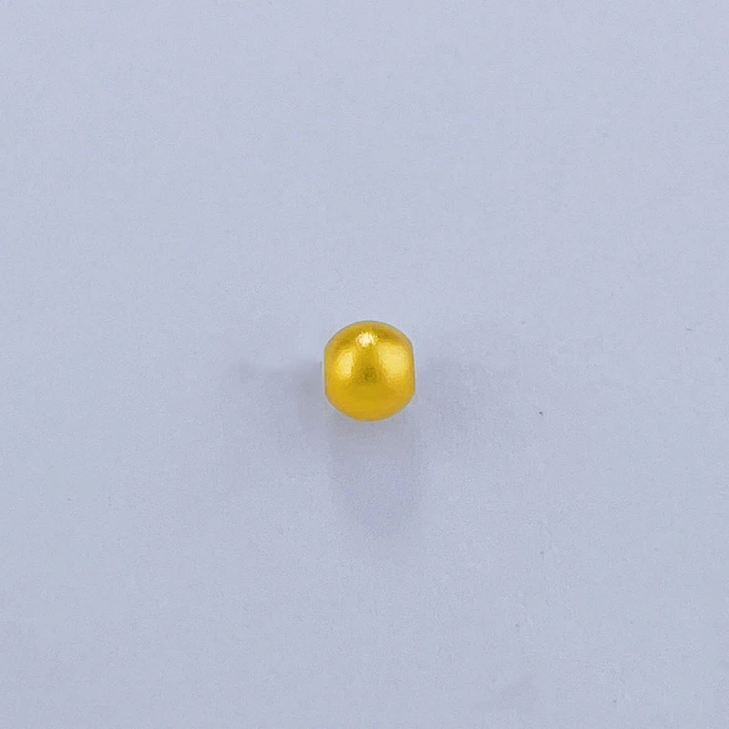 足金999古法珠子光珠圆珠单颗金珠黄金转运珠光面DIY手串计价金