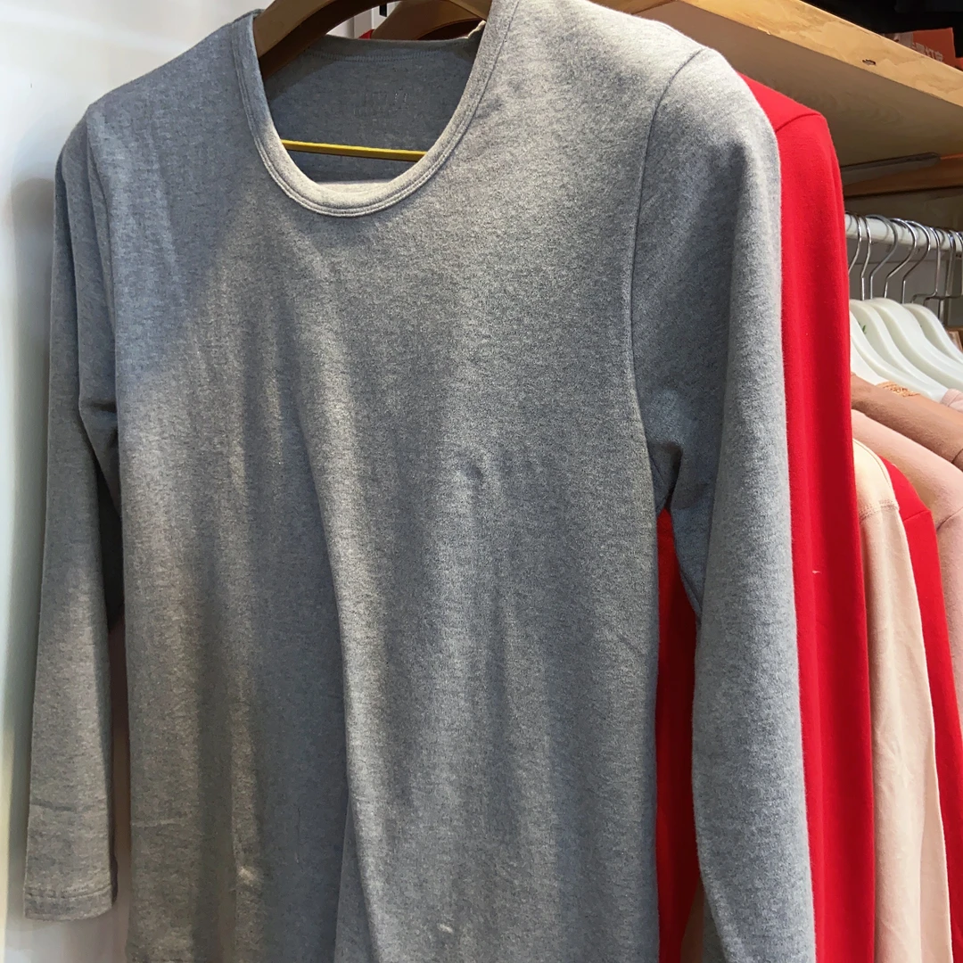 秋冬新款男士长袖圆领纯色保暖秋衣秋裤套装休闲男款