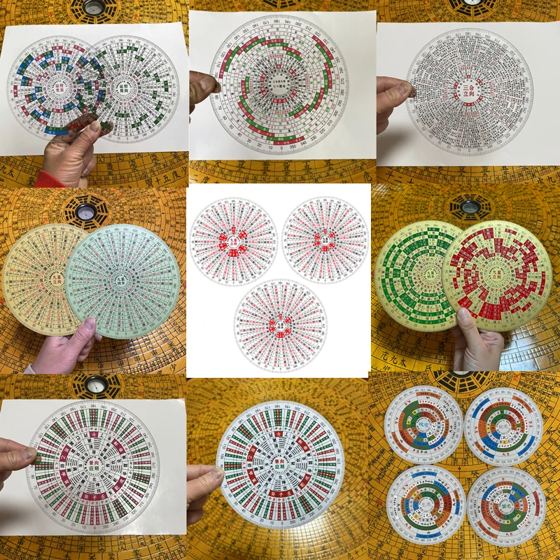 财慧阁 罗盘辅助立极尺伴侣 直径15CM