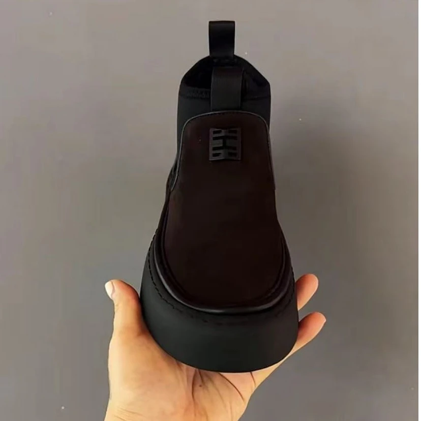 新款高品质全皮面休闲百搭男鞋