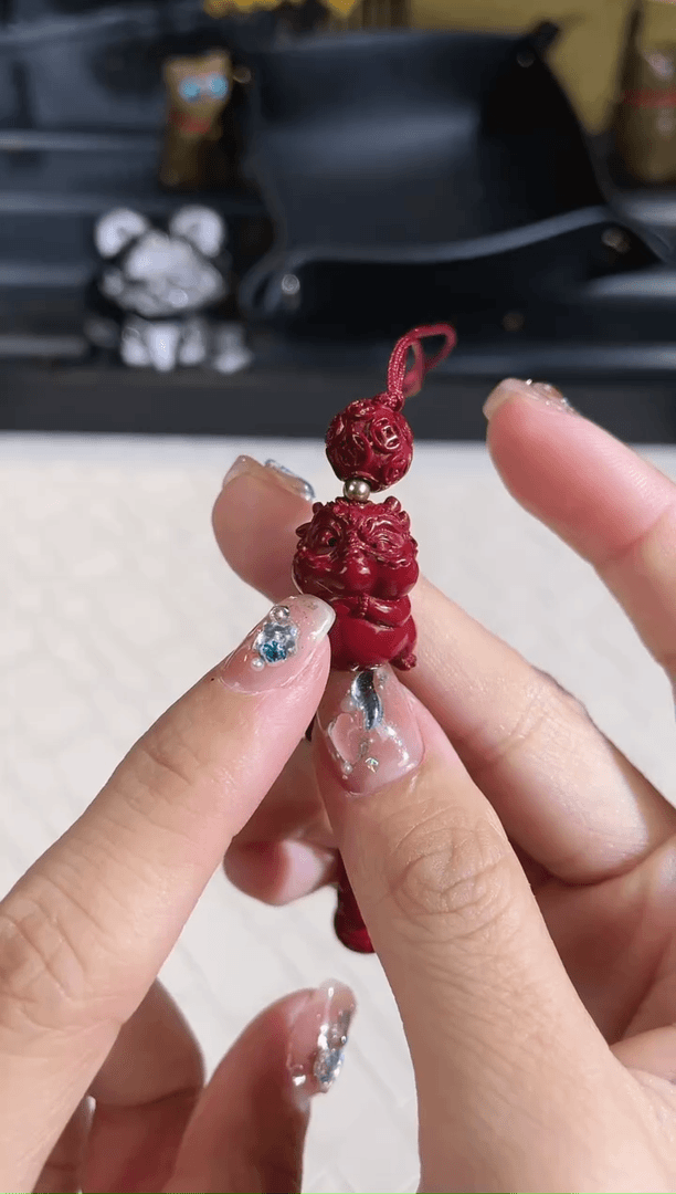 【闪购商品】水晶大型摆件（非配饰）未镶嵌【柒柒优选】朱莎小年兽挂件