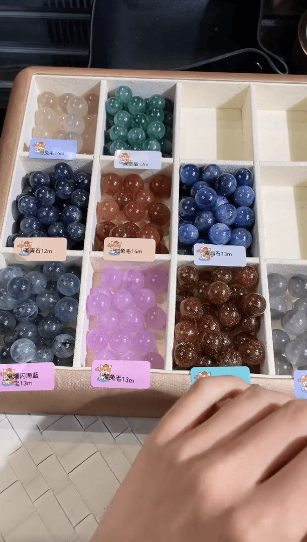 【闪购商品】水晶大型摆件（非配饰）未镶嵌【柒柒优选】多单珠/选一颗
