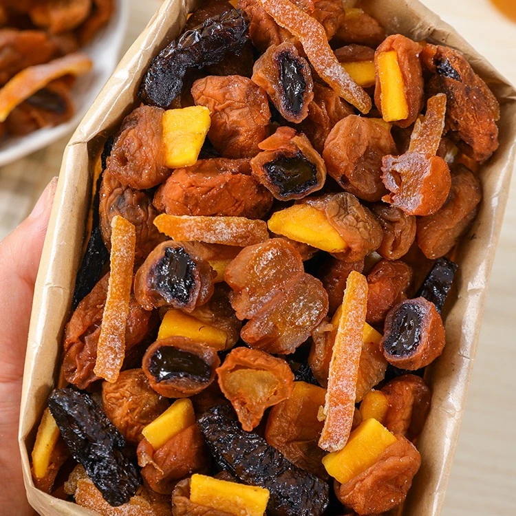 牧果人一包“梅”好散装混合果干酸甜梅子蜜饯软糯水果干制品500g