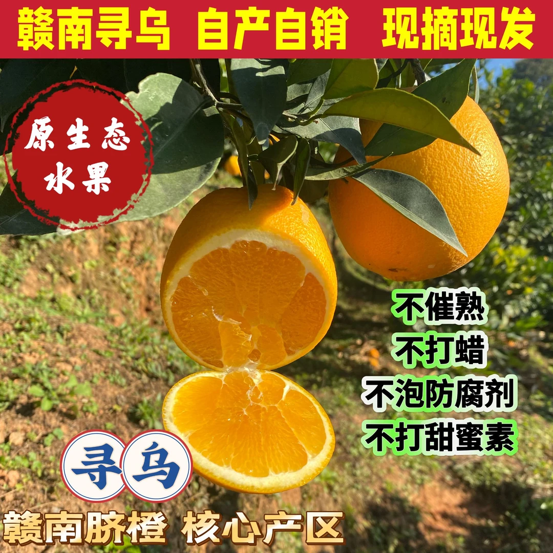（渼佳专属）正宗赣南脐橙新鲜应季水果皮薄肉厚鲜甜多汁产地直发