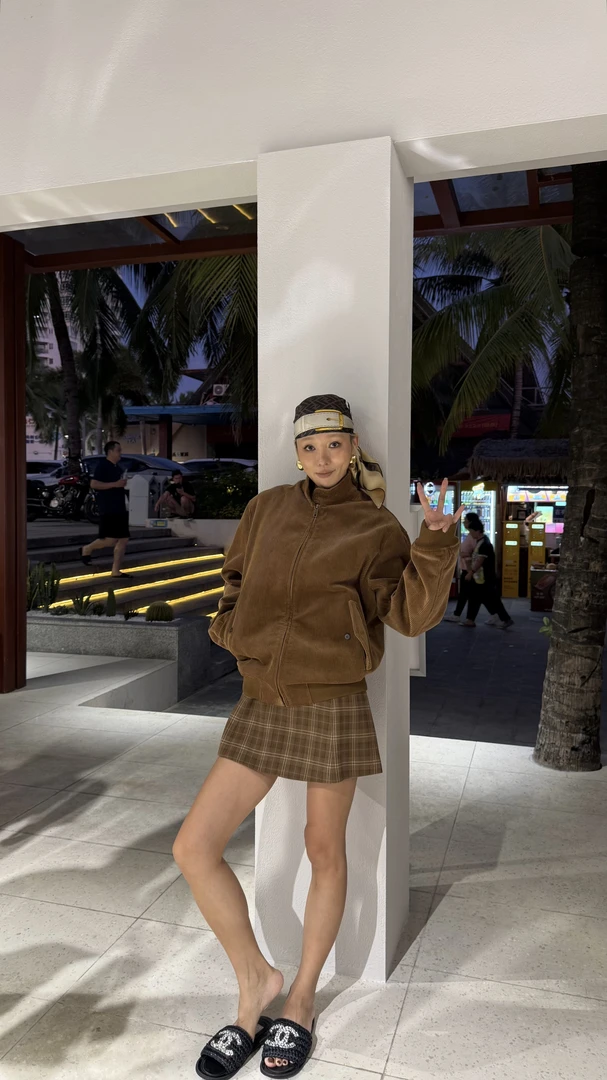 美式复古灯芯绒立领夹克外套88633